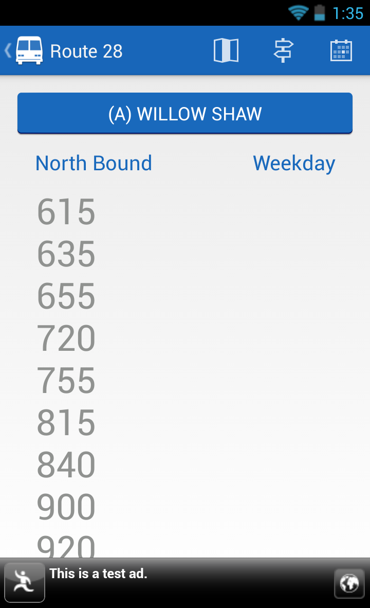 Android Bus Schedule image
